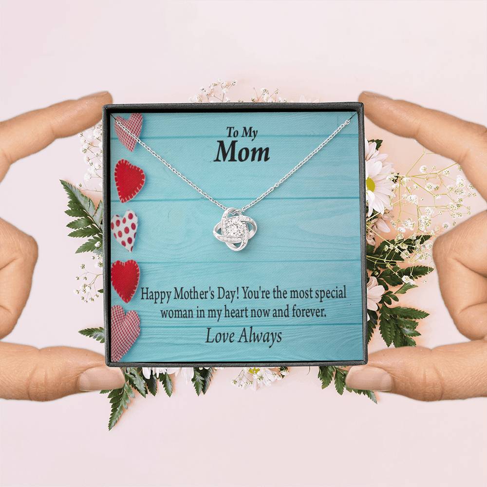 Happy Mother'S Day To The Most Special Woman Love Knot Message Card From Son Daughter Gift Anniversary Birthday Graduation Mothers Day-Express Your Love Gifts