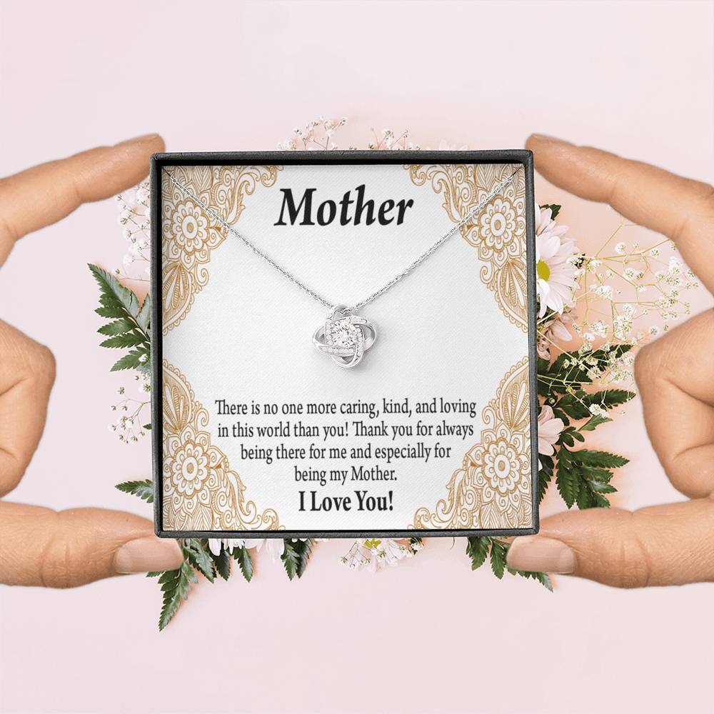 To Mom Mother Bonus Mom Grandmom Caring Kind And Loving Love Knot Message Card From Son Daughter Gift Anniversary Birthday Graduation Mothers Day-Express Your Love Gifts