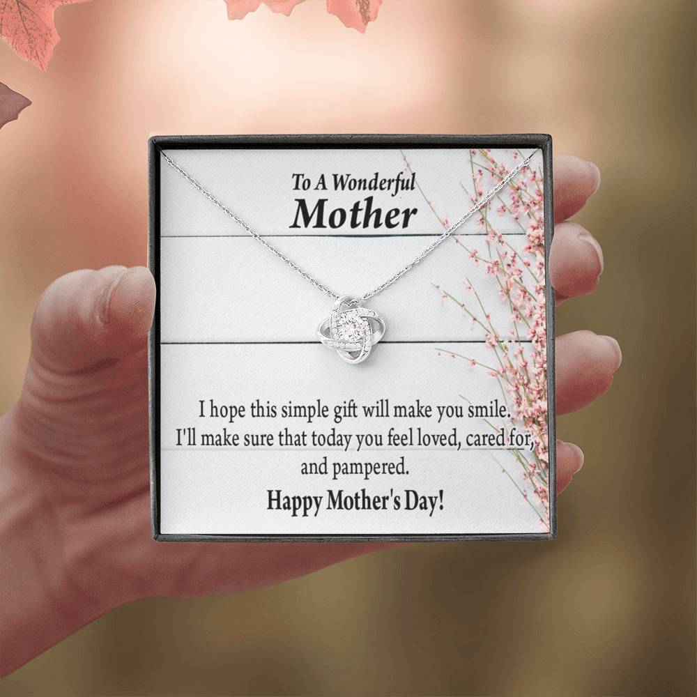 To Mom Love Knot Message Card From Son Daughter Gift Anniversary Birthday Graduation Mothers Day-Express Your Love Gifts