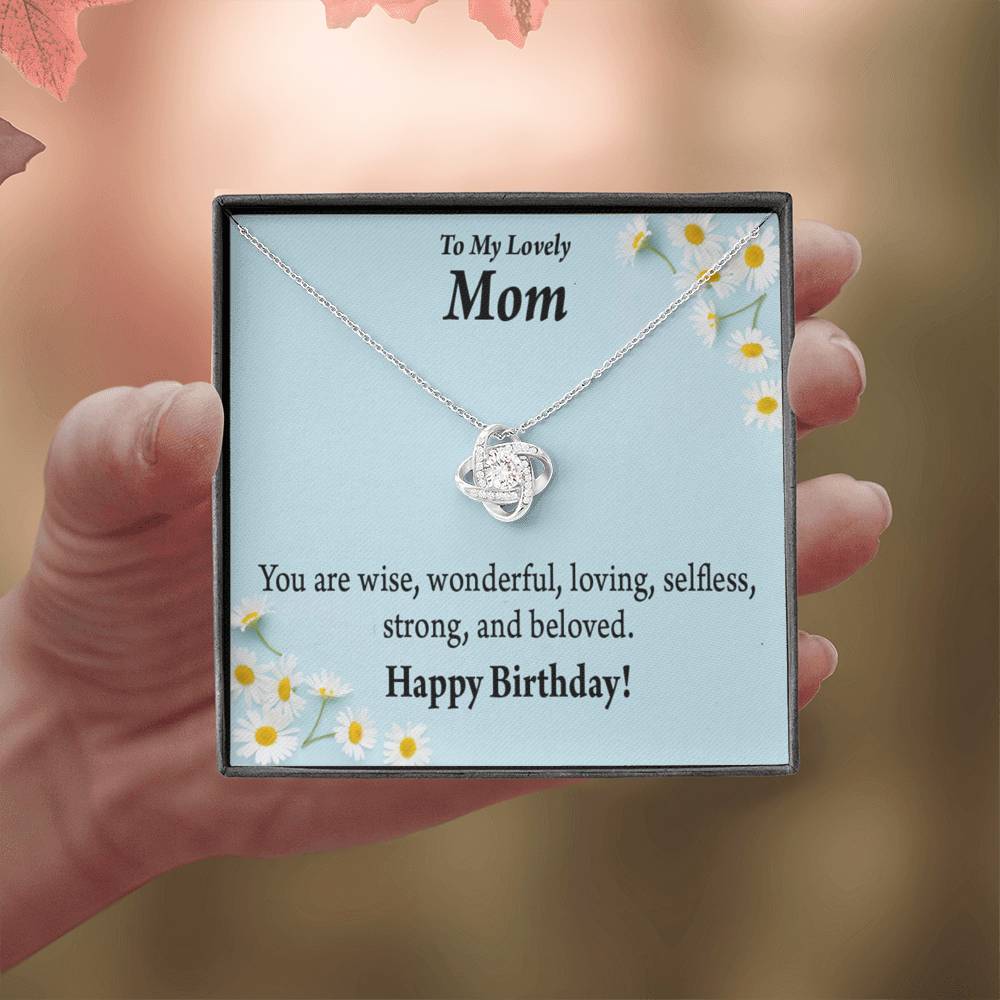 You Are Wise Love Knot Pendant Message Card-Express Your Love Gifts
