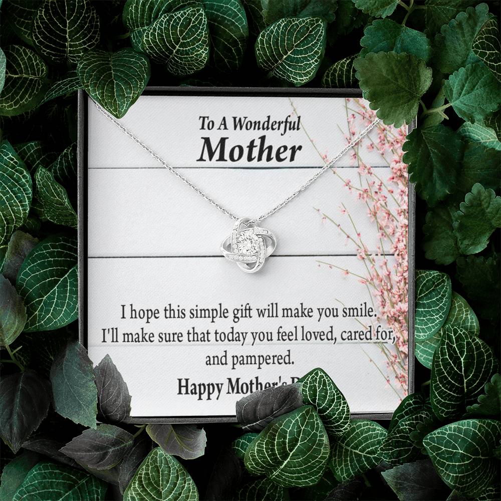 To Mom Love Knot Message Card From Son Daughter Gift Anniversary Birthday Graduation Mothers Day-Express Your Love Gifts