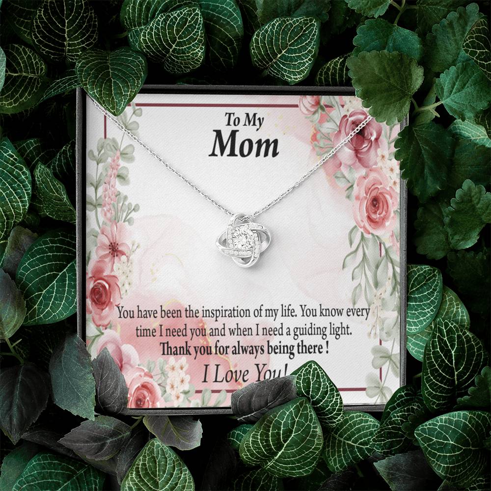 To Mom Mother Bonus Mom Grandmom Sweet Message Love Knot Message Card From Son Daughter Gift Anniversary Birthday Graduation Mothers Day-Express Your Love Gifts