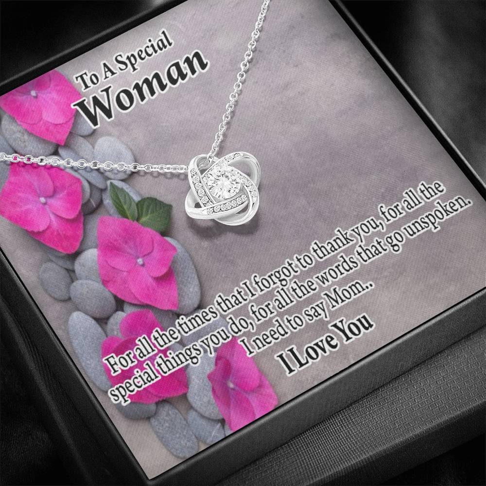 To Mom You'Re Special Love Knot Message Card From Son Daughter Gift Anniversary Birthday Graduation Mothers Day-Express Your Love Gifts