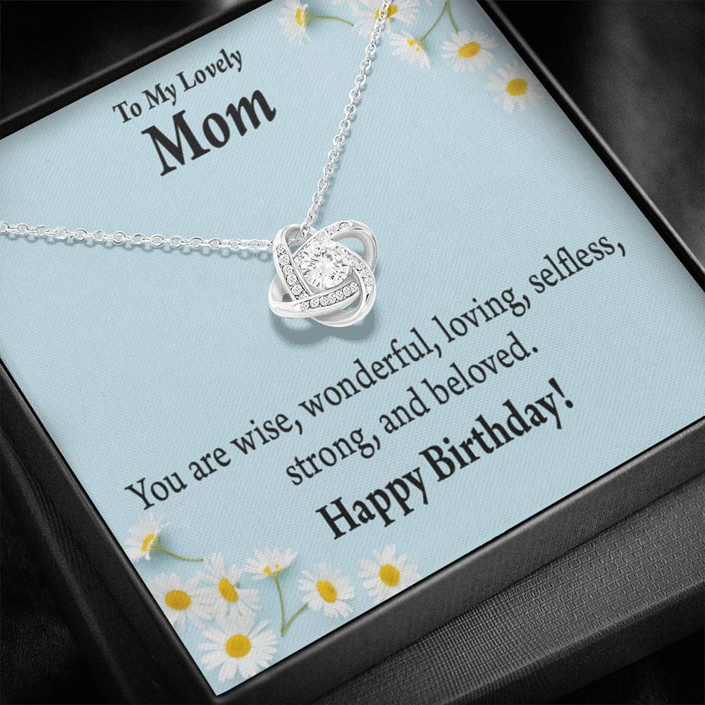 You Are Wise Love Knot Pendant Message Card-Express Your Love Gifts