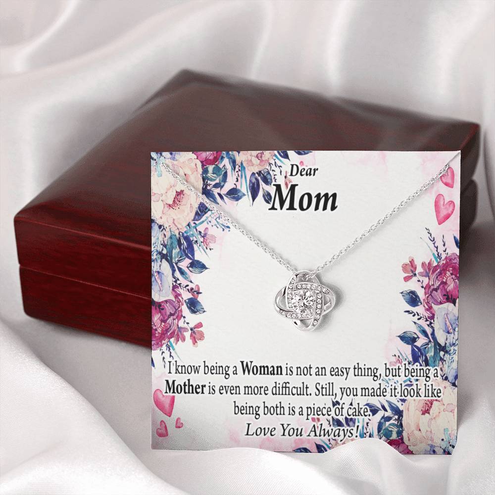 To Mom You'Re Wonderful Love Knot Message Card From Son Daughter Gift Anniversary Birthday Graduation Mothers Day-Express Your Love Gifts