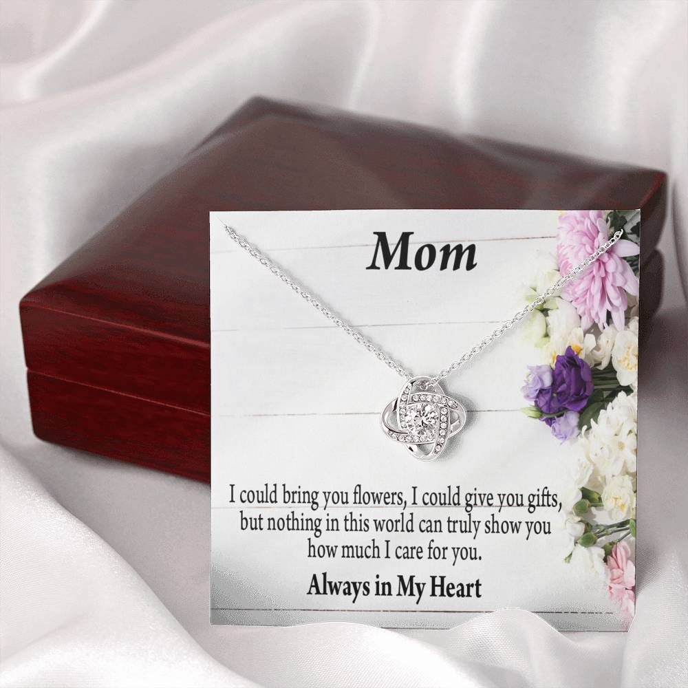 To Mom Mother Bonus Mom Grandmom Flowers And Gifts Love Knot Message Card From Son Daughter Gift Anniversary Birthday Graduation Mothers Day-Express Your Love Gifts
