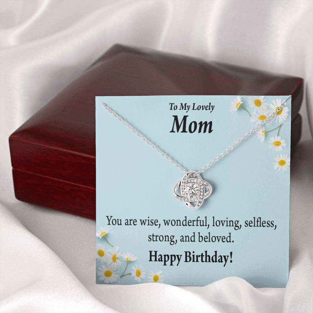 You Are Wise Love Knot Pendant Message Card-Express Your Love Gifts