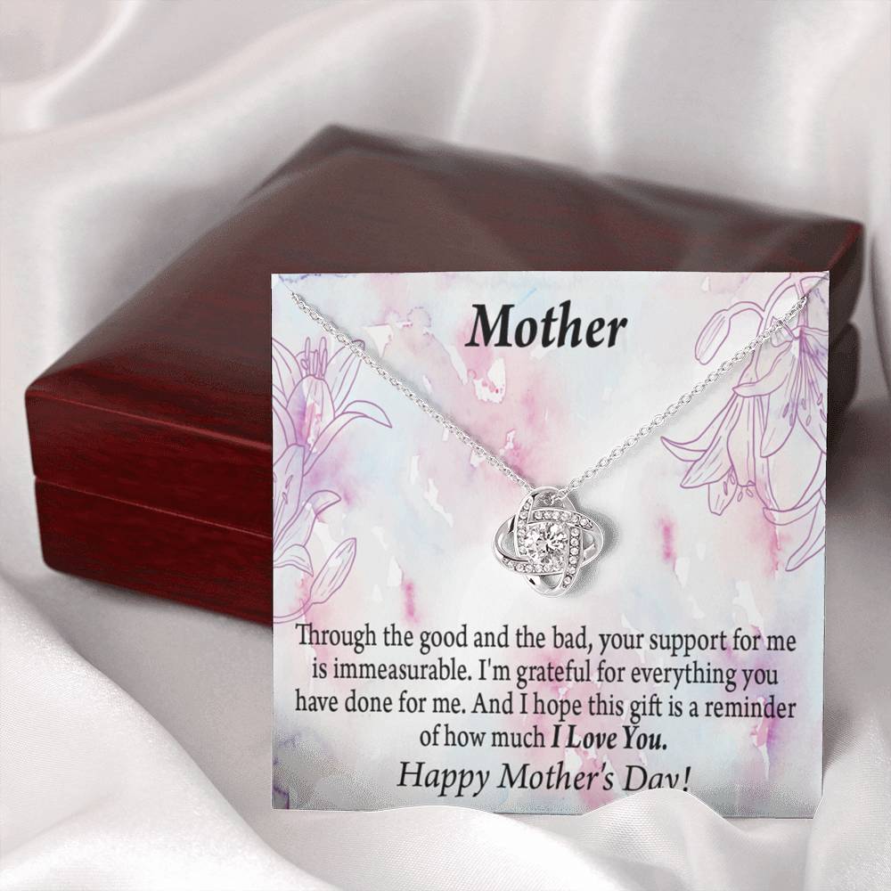 Happy Mother'S Day So Grateful Love Knot Message Card From Son Daughter Gift Anniversary Birthday Graduation Mothers Day-Express Your Love Gifts