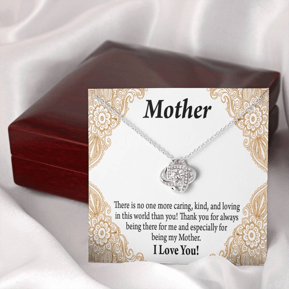 To Mom Mother Bonus Mom Grandmom Caring Kind And Loving Love Knot Message Card From Son Daughter Gift Anniversary Birthday Graduation Mothers Day-Express Your Love Gifts