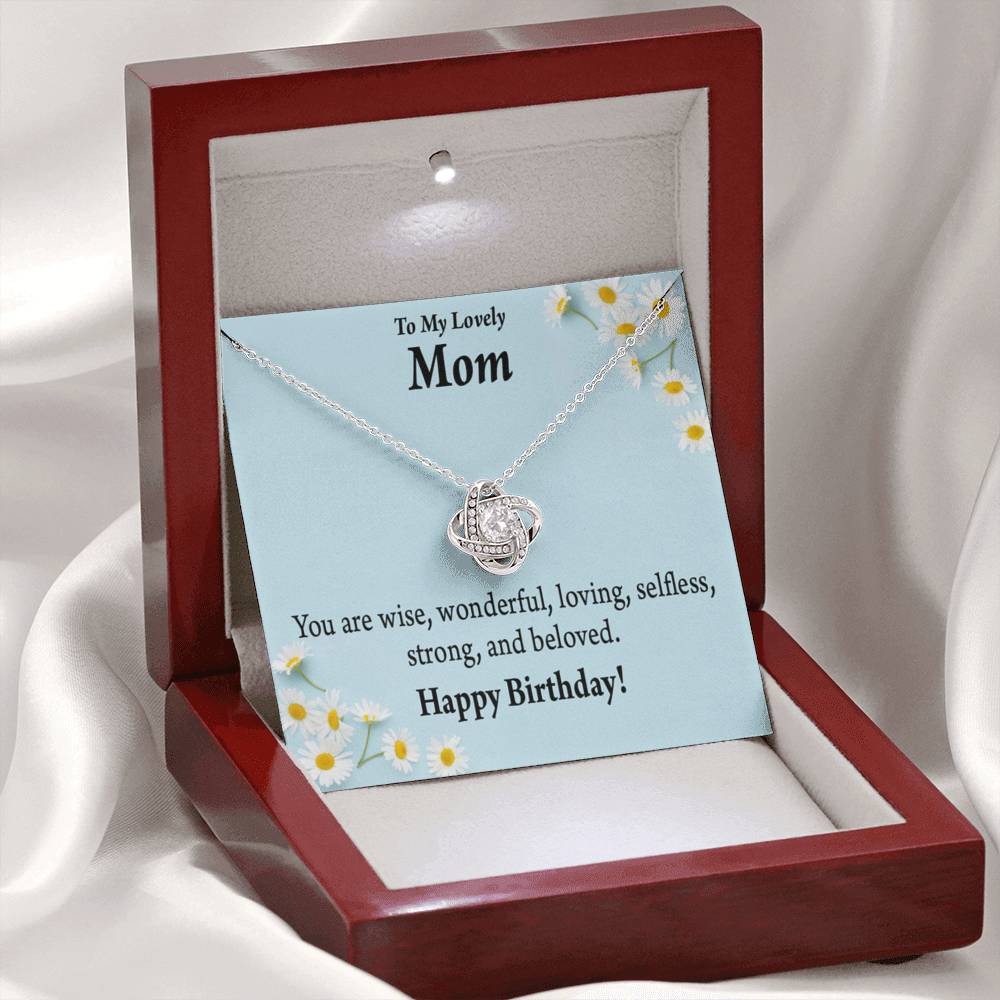 You Are Wise Love Knot Pendant Message Card-Express Your Love Gifts