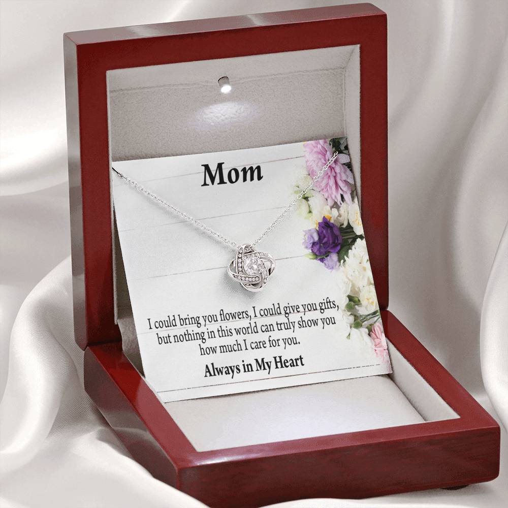 To Mom Mother Bonus Mom Grandmom Flowers And Gifts Love Knot Message Card From Son Daughter Gift Anniversary Birthday Graduation Mothers Day-Express Your Love Gifts
