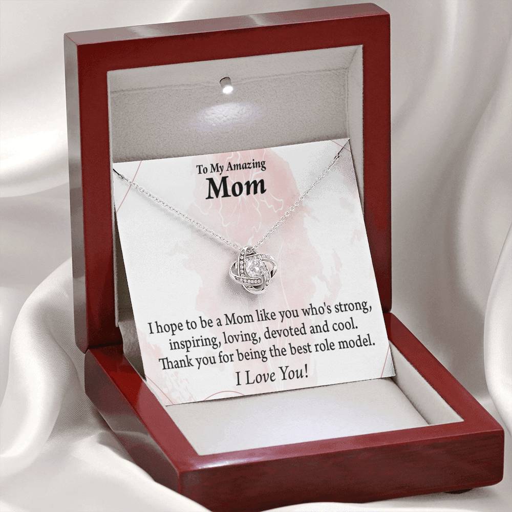 Mom You'Re The Greatest! Love Knot Message Card From Son Daughter Gift Anniversary Birthday Graduation Mothers Day-Express Your Love Gifts