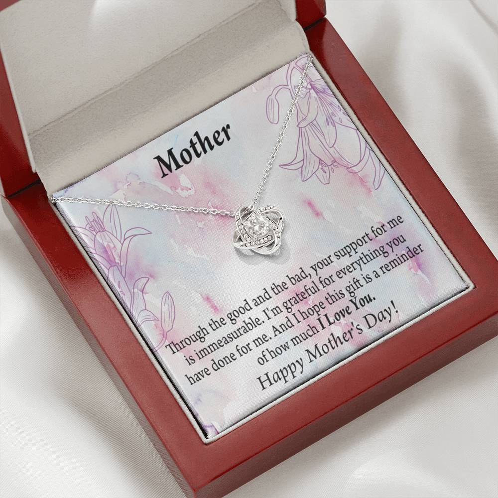 Happy Mother'S Day So Grateful Love Knot Message Card From Son Daughter Gift Anniversary Birthday Graduation Mothers Day-Express Your Love Gifts