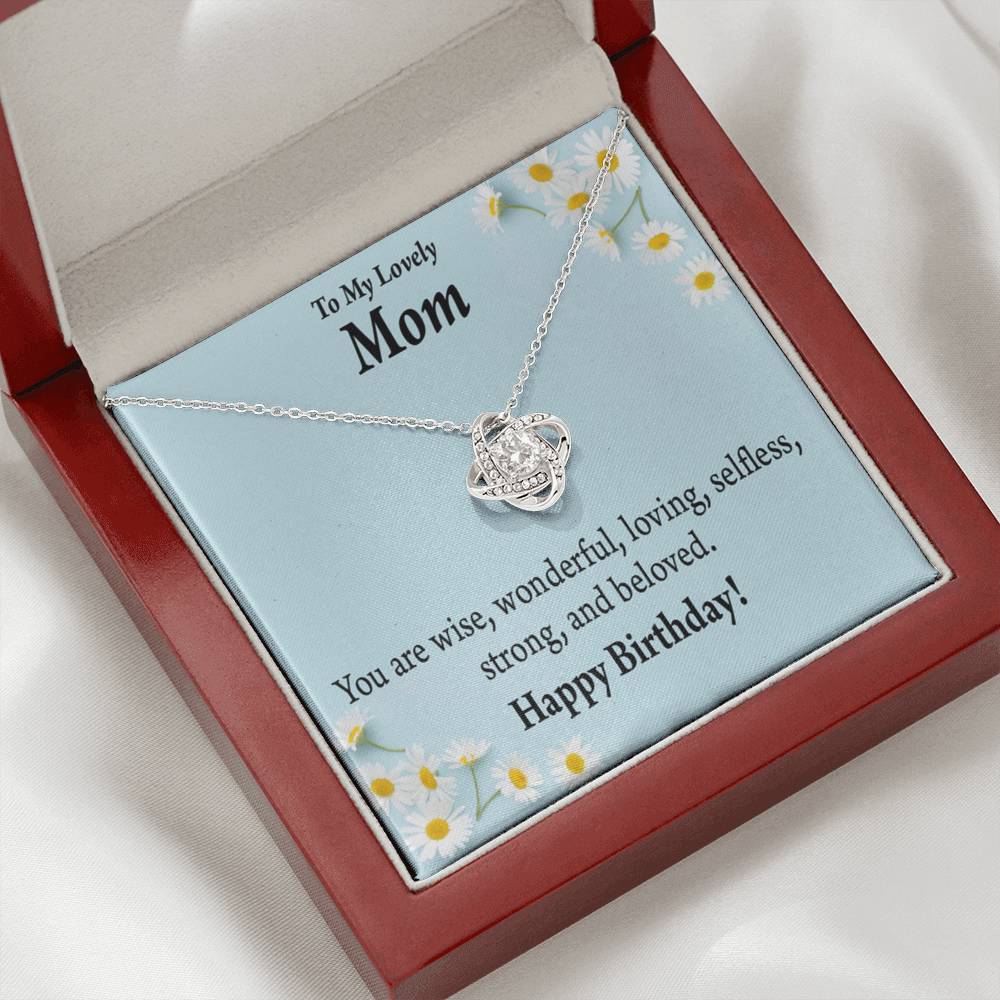 You Are Wise Love Knot Pendant Message Card-Express Your Love Gifts