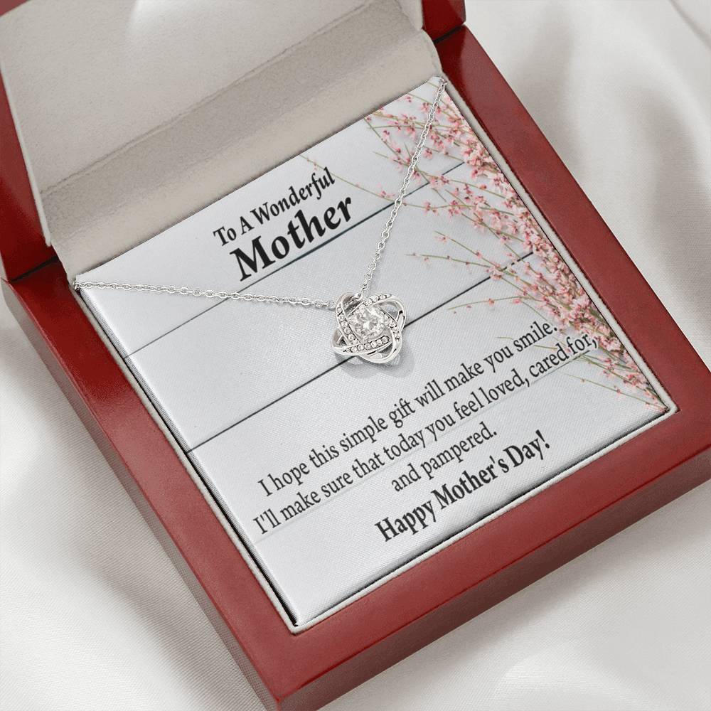 To Mom Love Knot Message Card From Son Daughter Gift Anniversary Birthday Graduation Mothers Day-Express Your Love Gifts