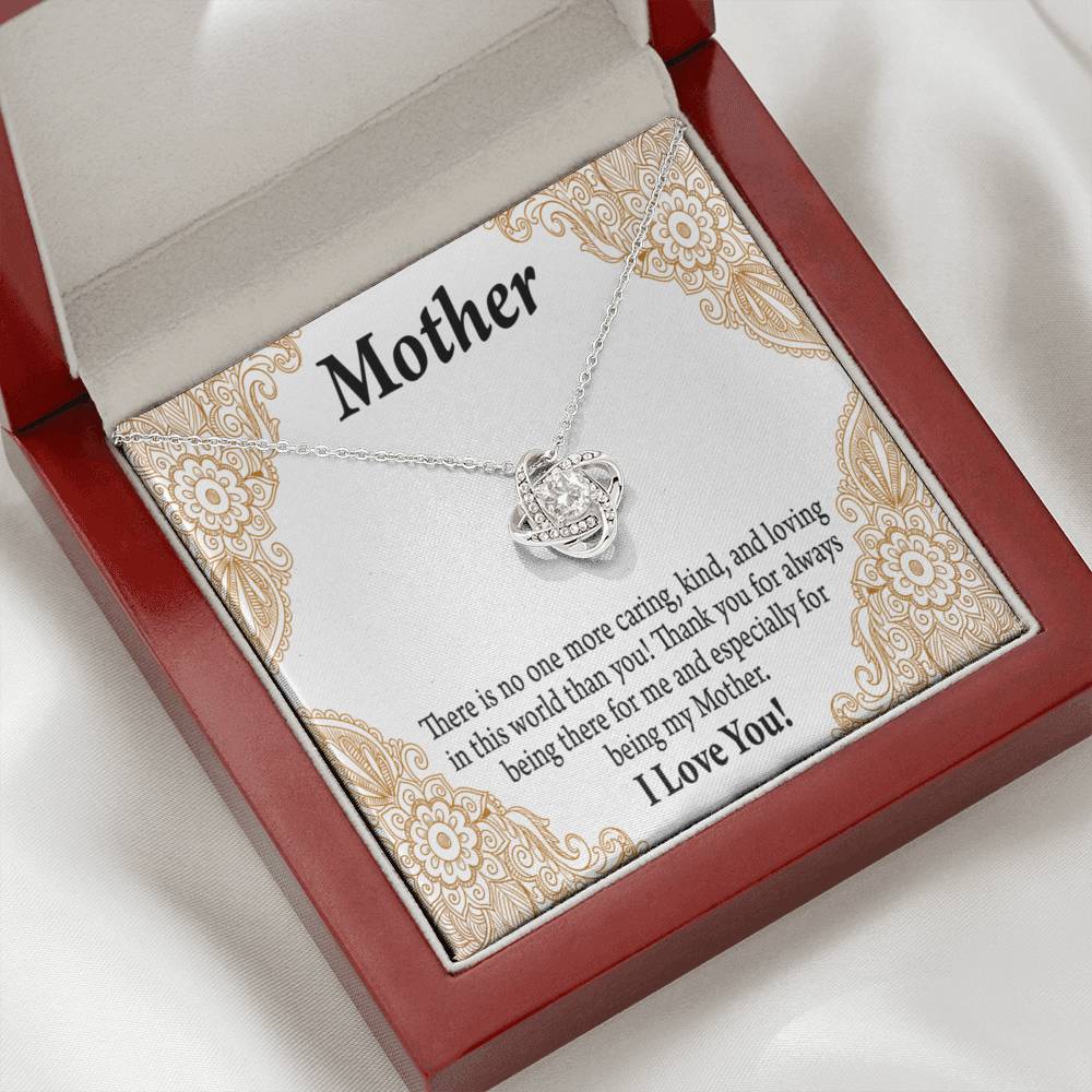 To Mom Mother Bonus Mom Grandmom Caring Kind And Loving Love Knot Message Card From Son Daughter Gift Anniversary Birthday Graduation Mothers Day-Express Your Love Gifts