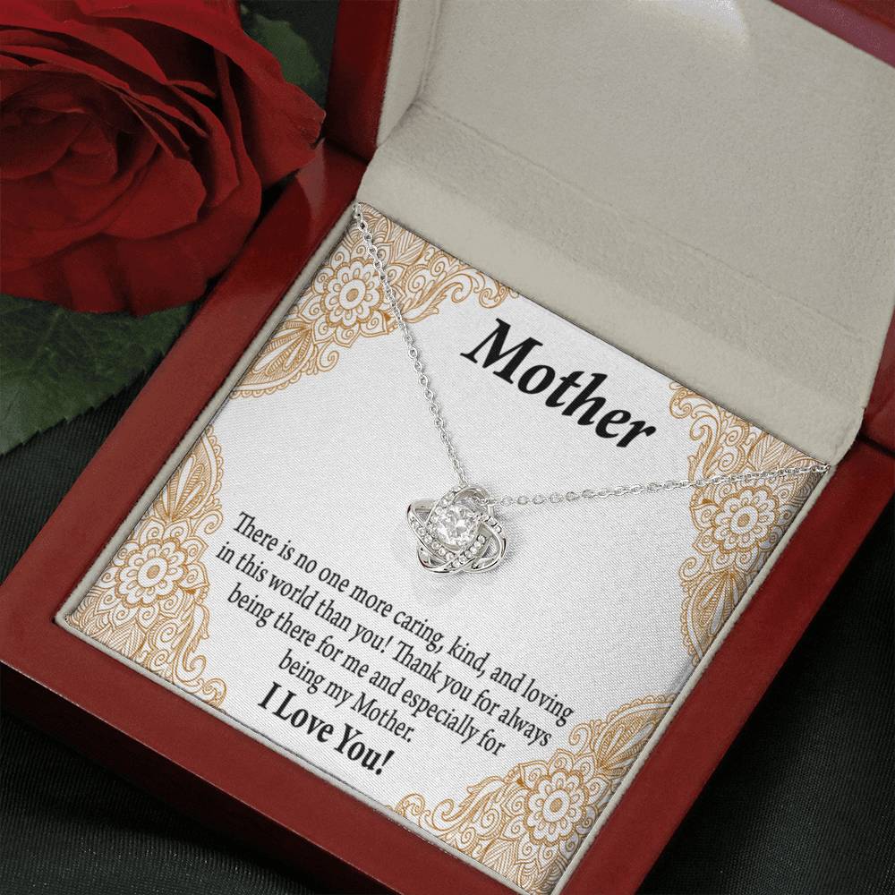 To Mom Mother Bonus Mom Grandmom Caring Kind And Loving Love Knot Message Card From Son Daughter Gift Anniversary Birthday Graduation Mothers Day-Express Your Love Gifts