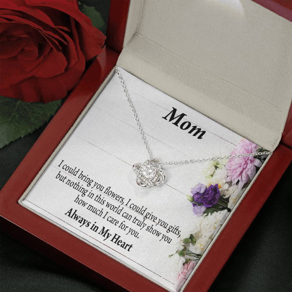 To Mom Mother Bonus Mom Grandmom Flowers And Gifts Love Knot Message Card From Son Daughter Gift Anniversary Birthday Graduation Mothers Day-Express Your Love Gifts