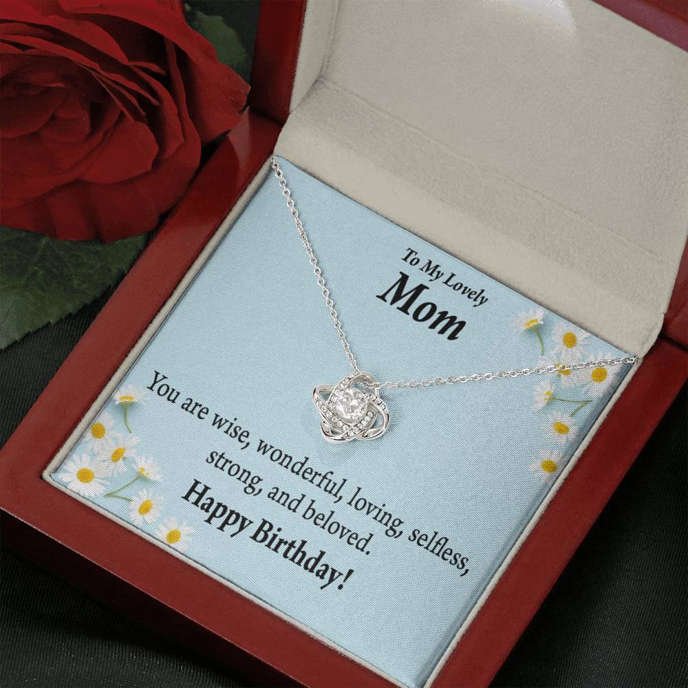 You Are Wise Love Knot Pendant Message Card-Express Your Love Gifts
