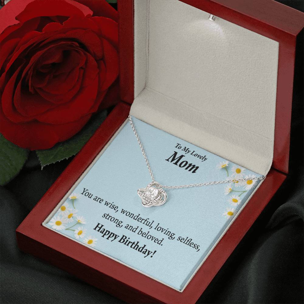 You Are Wise Love Knot Pendant Message Card-Express Your Love Gifts
