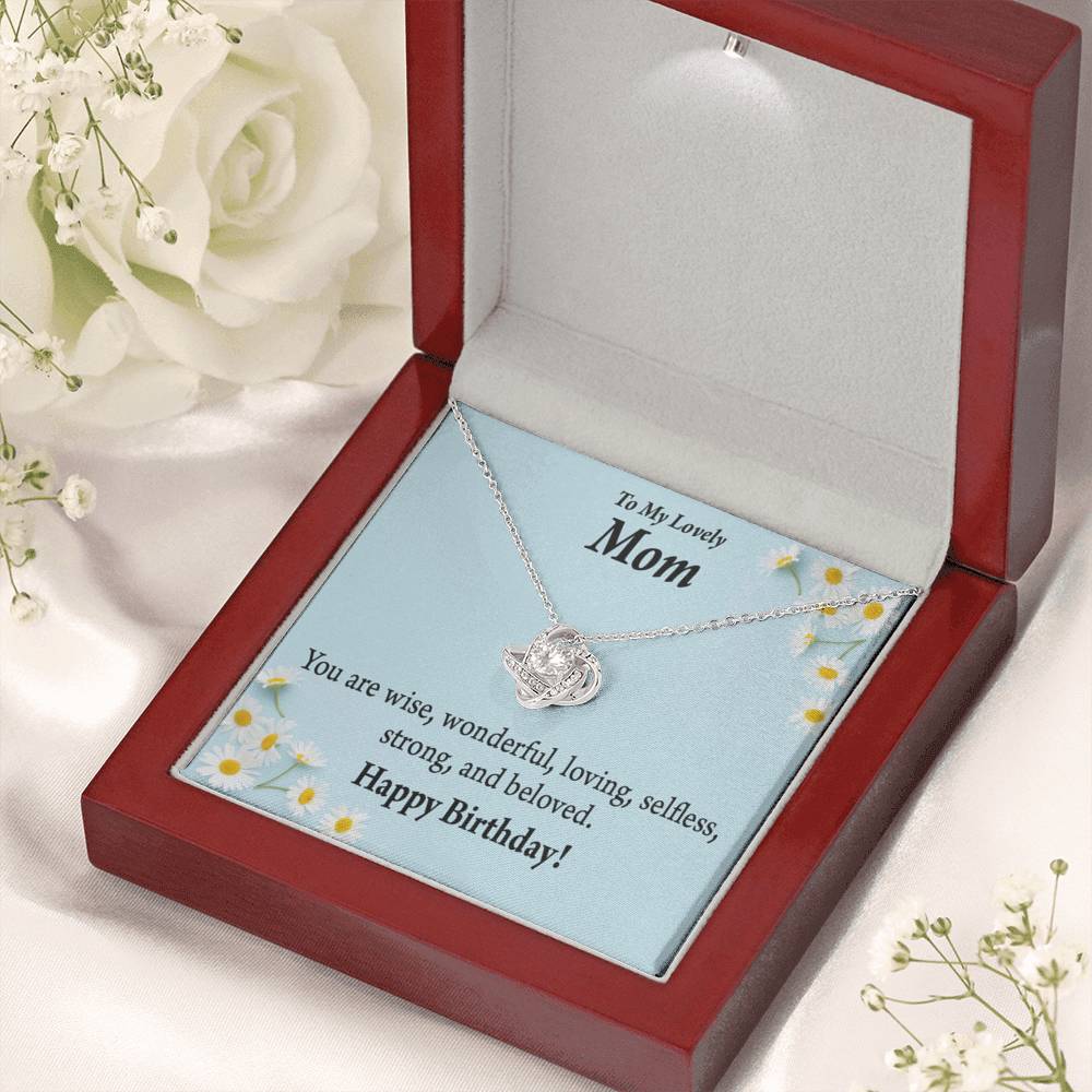You Are Wise Love Knot Pendant Message Card-Express Your Love Gifts