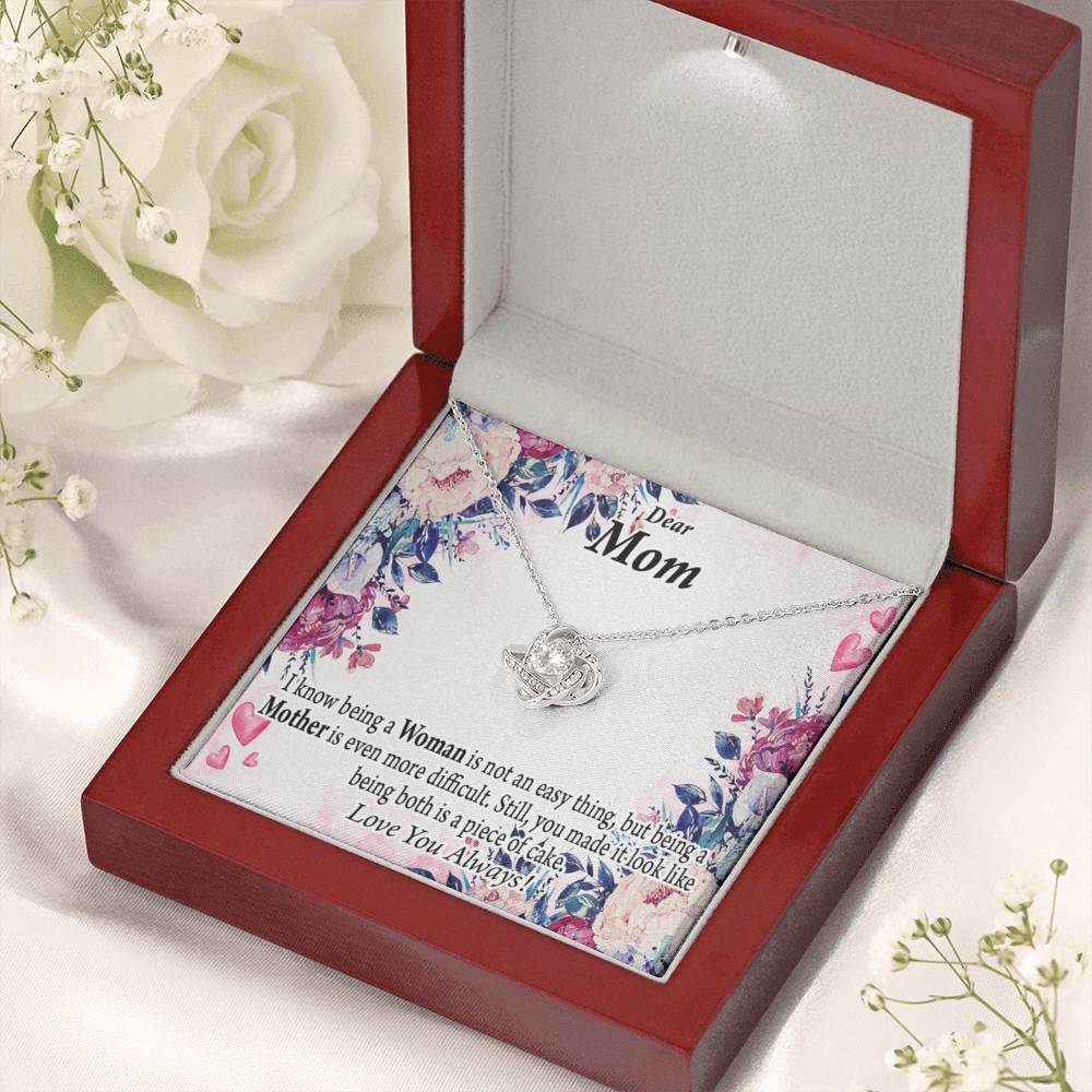 To Mom You'Re Wonderful Love Knot Message Card From Son Daughter Gift Anniversary Birthday Graduation Mothers Day-Express Your Love Gifts