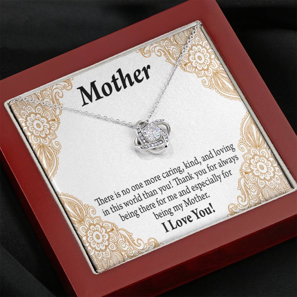 To Mom Mother Bonus Mom Grandmom Caring Kind And Loving Love Knot Message Card From Son Daughter Gift Anniversary Birthday Graduation Mothers Day-Express Your Love Gifts