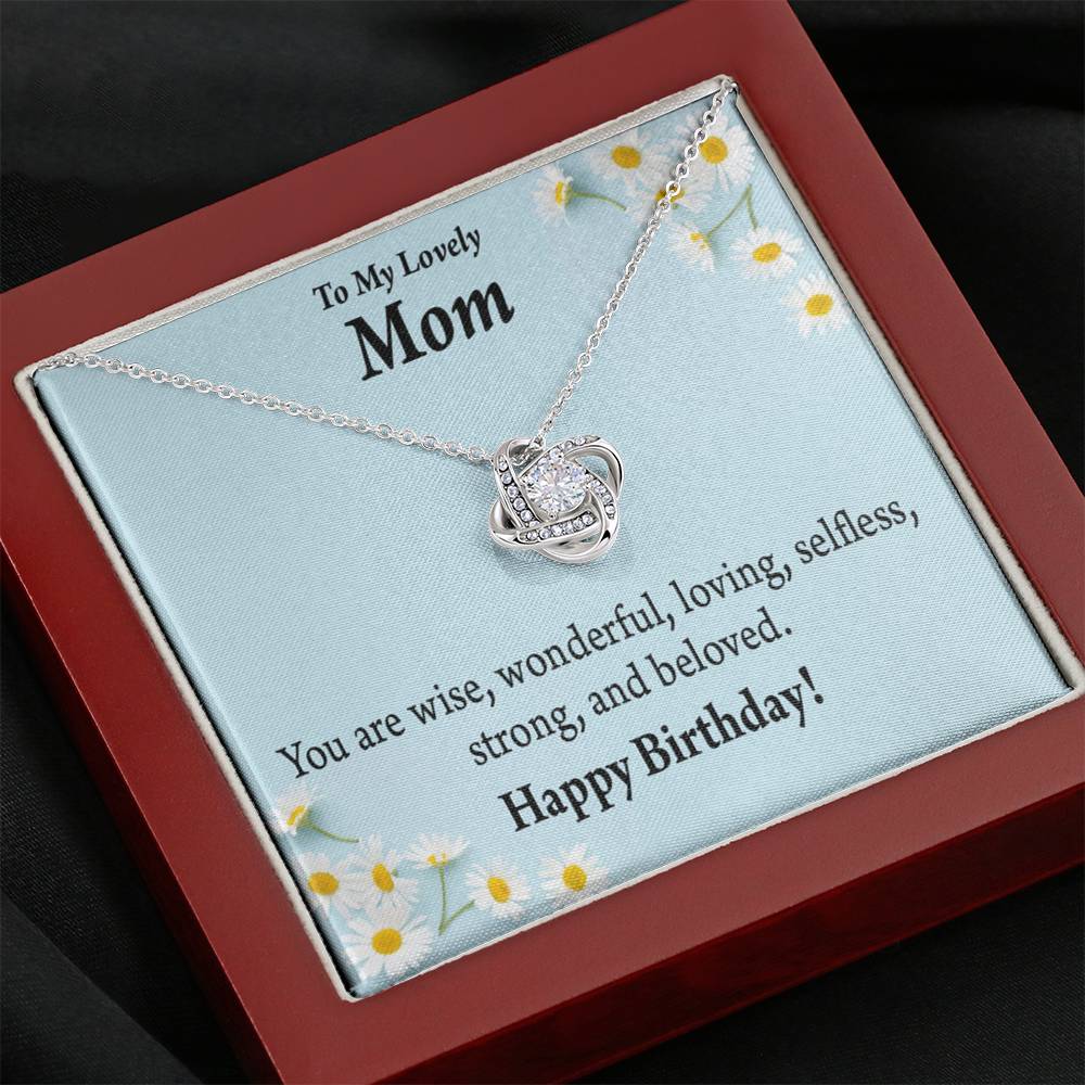 You Are Wise Love Knot Pendant Message Card-Express Your Love Gifts