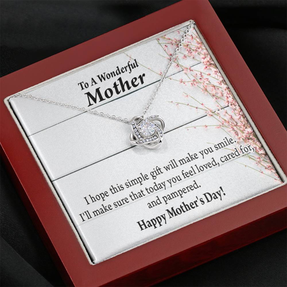To Mom Love Knot Message Card From Son Daughter Gift Anniversary Birthday Graduation Mothers Day-Express Your Love Gifts