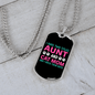 Aunt Cat Mom Necklace Stainless Steel or 18k Gold Dog Tag 24" Chain-Express Your Love Gifts