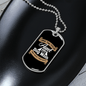 Aunt Dog Mom Necklace Stainless Steel or 18k Gold Dog Tag 24" Chain-Express Your Love Gifts