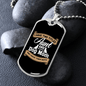 Aunt Dog Mom Necklace Stainless Steel or 18k Gold Dog Tag 24" Chain-Express Your Love Gifts