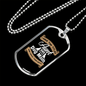 Aunt Dog Mom Necklace Stainless Steel or 18k Gold Dog Tag 24" Chain-Express Your Love Gifts