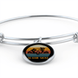 Aussie Dog Mom Bracelet Stainless Steel or 18k Gold Circle Bangle-Express Your Love Gifts