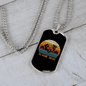Aussie Dog Mom Necklace Stainless Steel or 18k Gold Dog Tag 24" Chain-Express Your Love Gifts