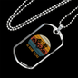 Aussie Dog Mom Necklace Stainless Steel or 18k Gold Dog Tag 24" Chain-Express Your Love Gifts