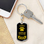 Australian Cattle Dog Dog Tag Pendant Keychain Stainless Steel or 18k Gold-Express Your Love Gifts