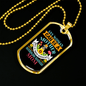 Australian Shepherd Mom Necklace Stainless Steel or 18k Gold Dog Tag 24" Chain-Express Your Love Gifts