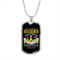 Australian Shepherd Mom Necklace Stainless Steel or 18k Gold Dog Tag 24" Chain-Express Your Love Gifts