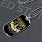 Australian Shepherd Mom Necklace Stainless Steel or 18k Gold Dog Tag 24" Chain-Express Your Love Gifts