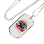 Authentic Made Me Rich Horse Necklace Stainless Steel or 18k Gold Dog Tag 24" Chain-Express Your Love Gifts