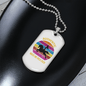 Authentic Made Me Rich Horse Necklace Stainless Steel or 18k Gold Dog Tag 24" Chain-Express Your Love Gifts