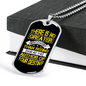 Author Of Your Destiny Necklace Stainless Steel or 18k Gold Dog Tag 24" Chain-Express Your Love Gifts