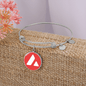 Avalanche (AVAX) Bracelet Stainless Steel or 18k Gold Circle Bangle-Express Your Love Gifts