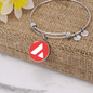 Avalanche (AVAX) Bracelet Stainless Steel or 18k Gold Circle Bangle-Express Your Love Gifts