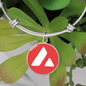 Avalanche (AVAX) Bracelet Stainless Steel or 18k Gold Circle Bangle-Express Your Love Gifts