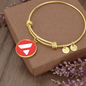 Avalanche (AVAX) Bracelet Stainless Steel or 18k Gold Circle Bangle-Express Your Love Gifts