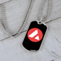 Avalanche AVAX Crypto Necklace Stainless Steel or 18k Gold Dog Tag 24" Chain-Express Your Love Gifts