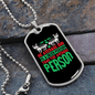 Average Dog Person Necklace Stainless Steel or 18k Gold Dog Tag 24" Chain-Express Your Love Gifts