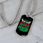 Average Dog Person Necklace Stainless Steel or 18k Gold Dog Tag 24" Chain-Express Your Love Gifts